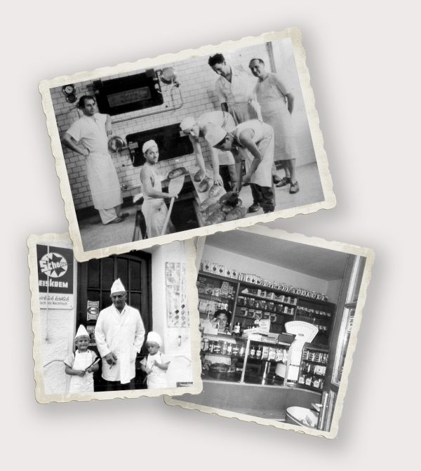 Historische Fotos Bäckerei Biber